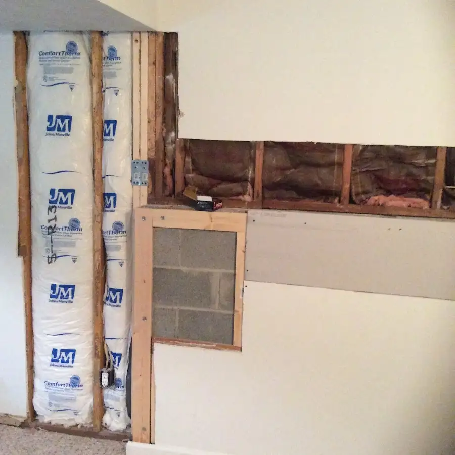 Wall insulation replacement during Contents Cleaning & Restoration in Richland